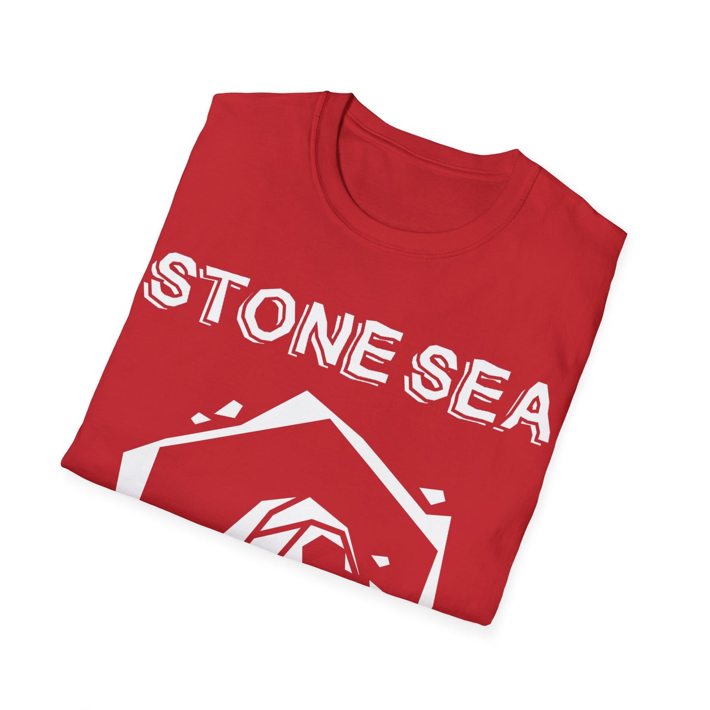 EU STORE White Logo Unisex Softstyle T-Shirt