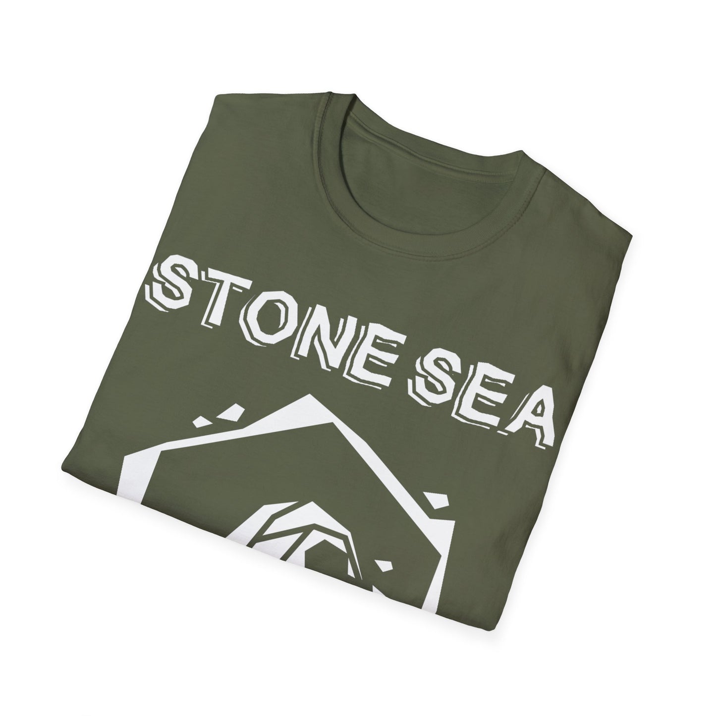 EU STORE White Logo Unisex Softstyle T-Shirt