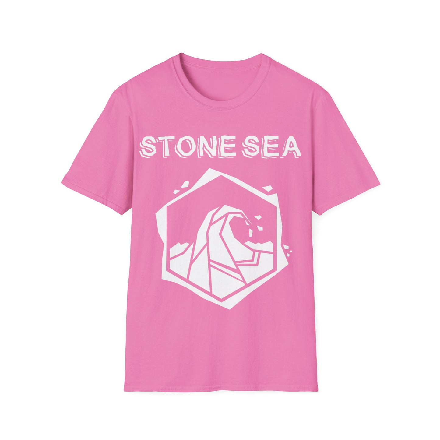EU STORE White Logo Unisex Softstyle T-Shirt