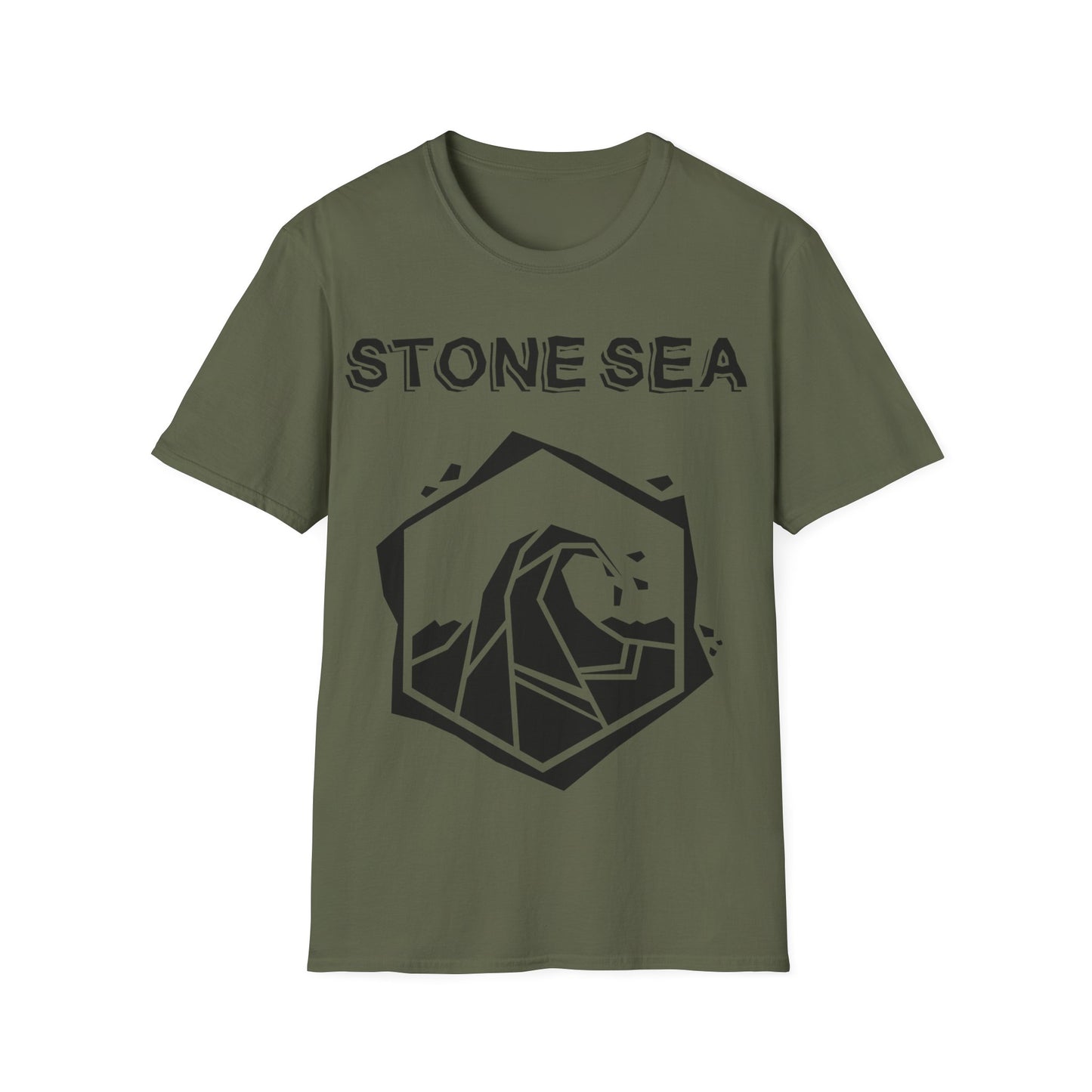 EU STORE Black Logo Unisex Softstyle T-Shirt