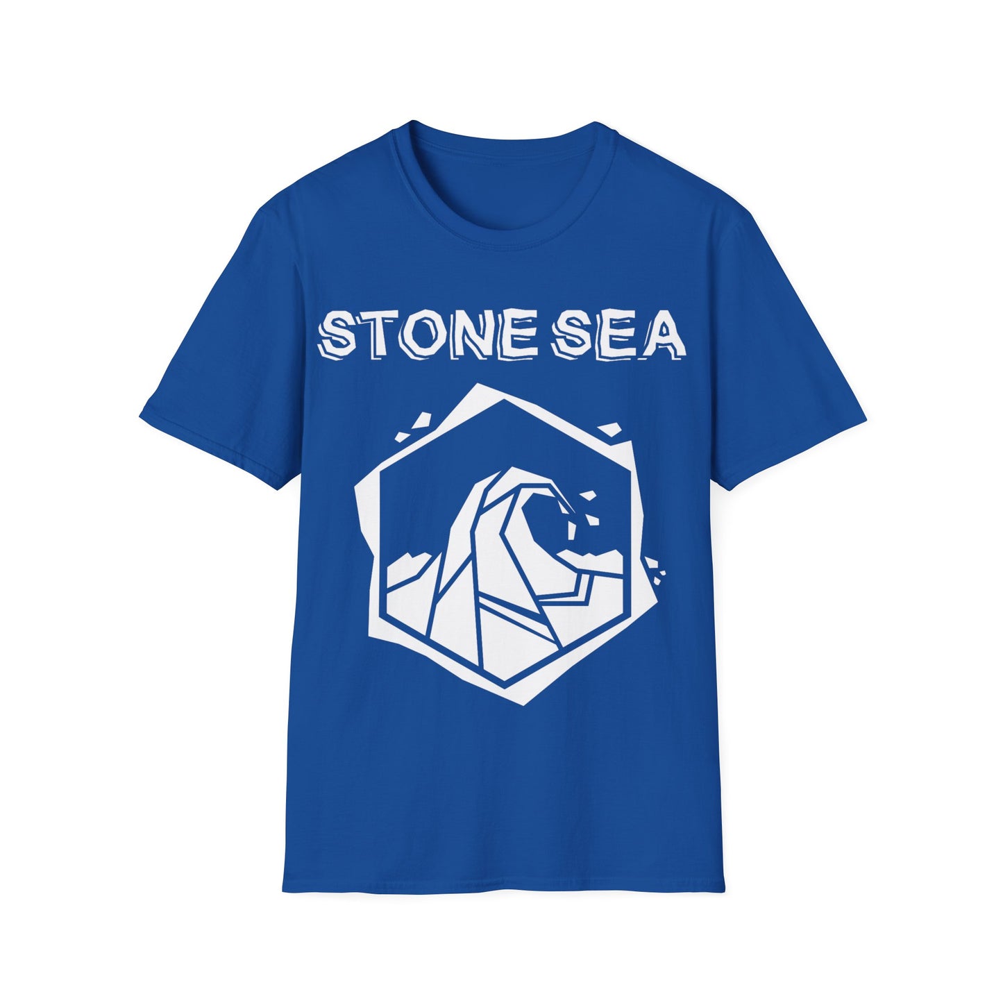 EU STORE White Logo Unisex Softstyle T-Shirt