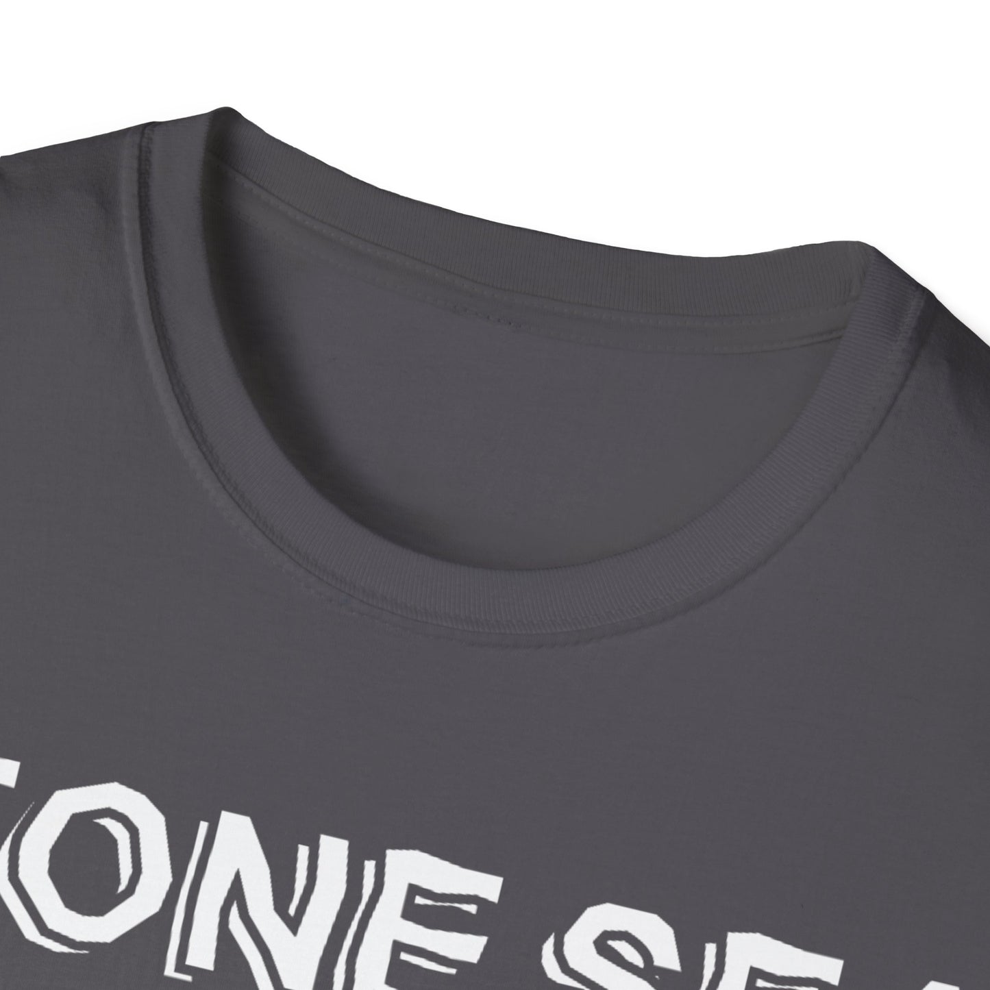 EU STORE White Logo Unisex Softstyle T-Shirt