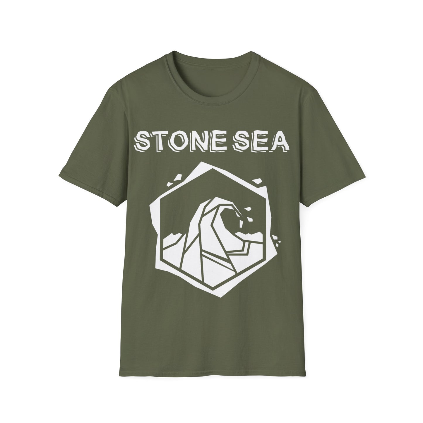 EU STORE White Logo Unisex Softstyle T-Shirt