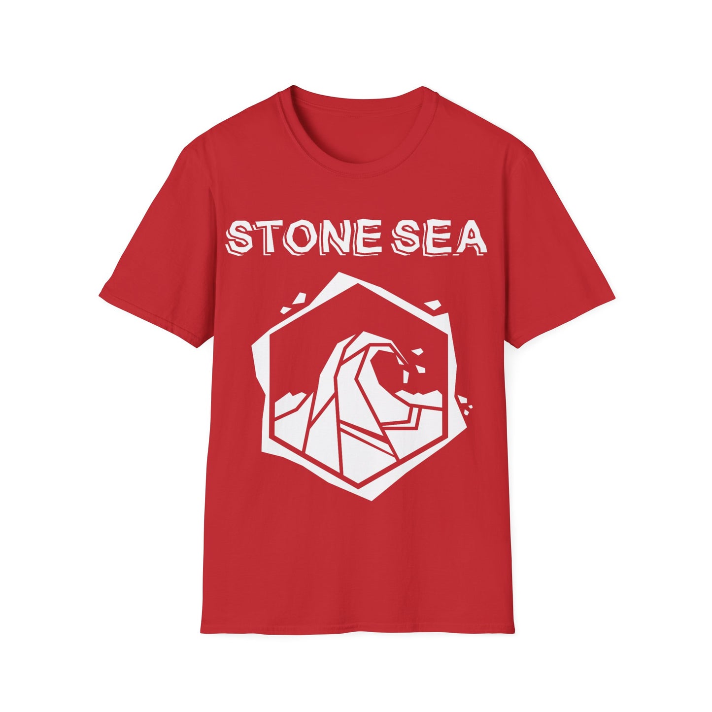 EU STORE White Logo Unisex Softstyle T-Shirt
