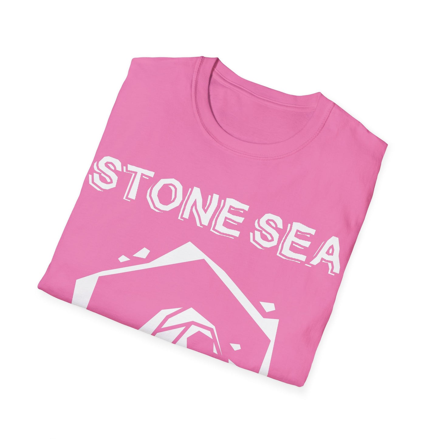 EU STORE White Logo Unisex Softstyle T-Shirt
